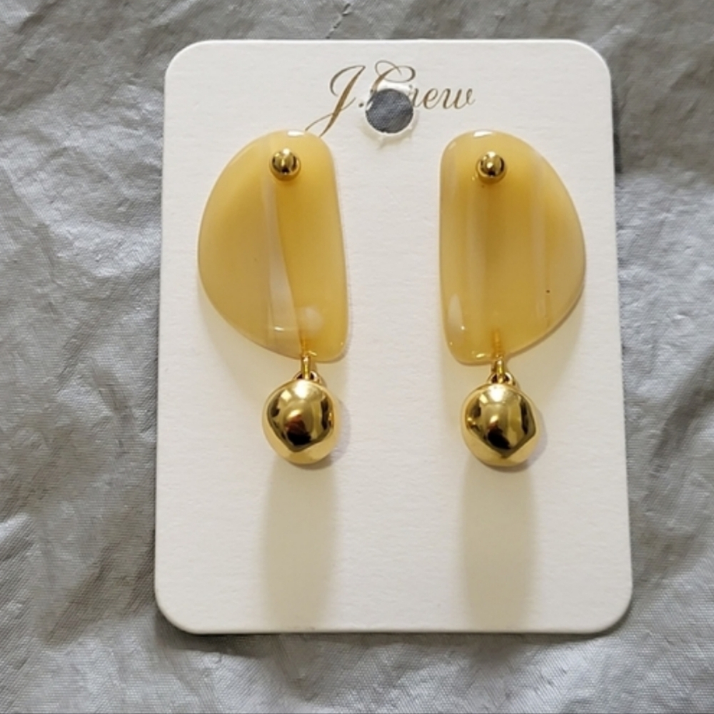 J. Crew Resin Drop Earrings